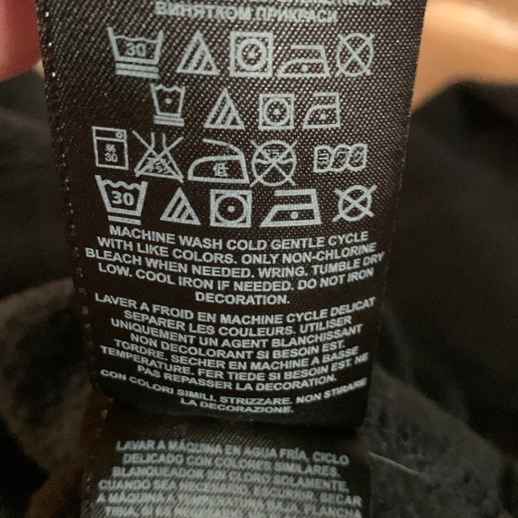 Guess Sweatshirt Round Studs Open Shoulder Banded L/S XL - Picture 10 of 10